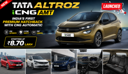 Tata Altroz iCNG AMT 2026 Launched in India: Premium CNG Hatchback with Automatic Gearbox